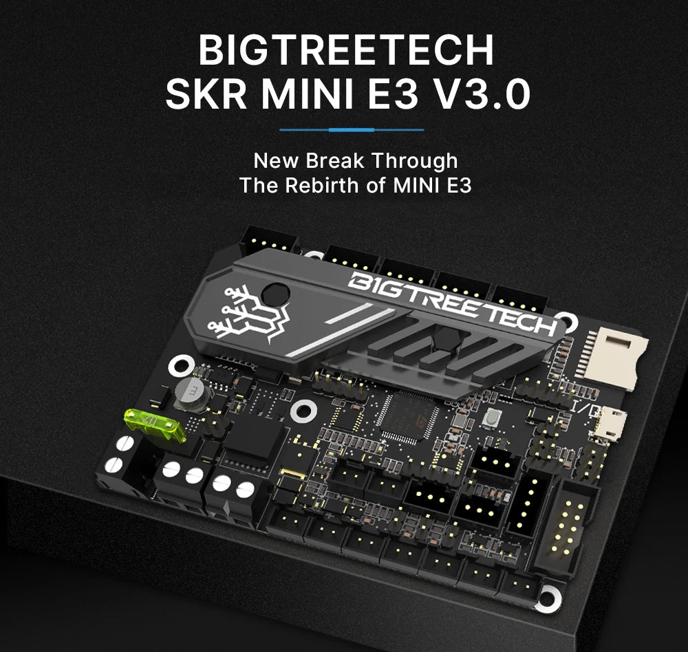 BIGTREETECH 3D Printer Motherboard SKR Mini E3 V3.0 + TFT35 E3 V3.0 Screen Onboard TMC2209 for Ender 3 Pro CR10 3d Control Board