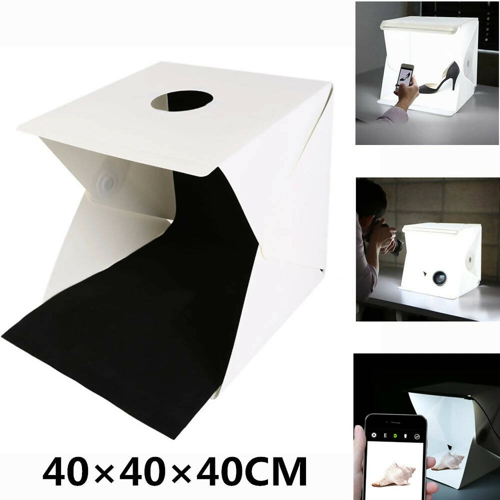 400*400*400mm mini light strips Professional Portable Mini Kit Photo Photography Studio led photo Light Box Softbox