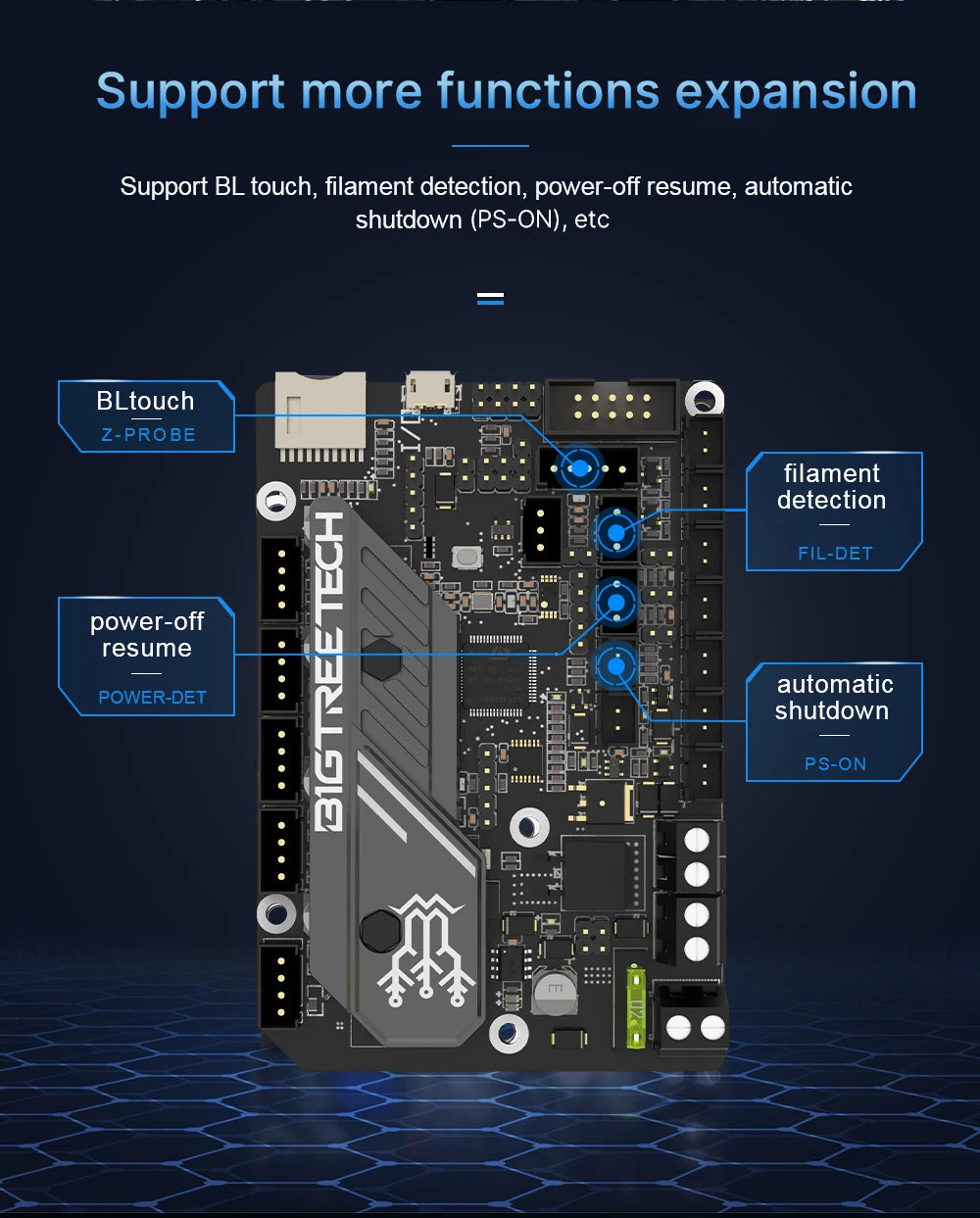 BIGTREETECH 3D Printer Motherboard SKR Mini E3 V3.0 + TFT35 E3 V3.0 Screen Onboard TMC2209 for Ender 3 Pro CR10 3d Control Board