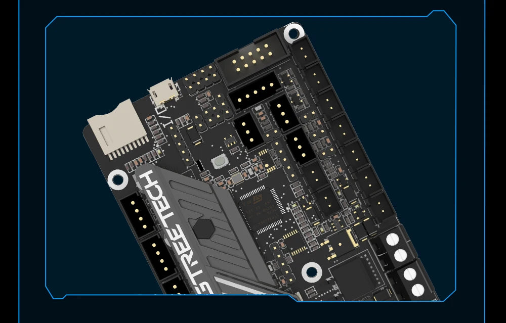 BIGTREETECH 3D Printer Motherboard SKR Mini E3 V3.0 + TFT35 E3 V3.0 Screen Onboard TMC2209 for Ender 3 Pro CR10 3d Control Board