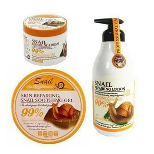 snail repairing lotion and snail cream