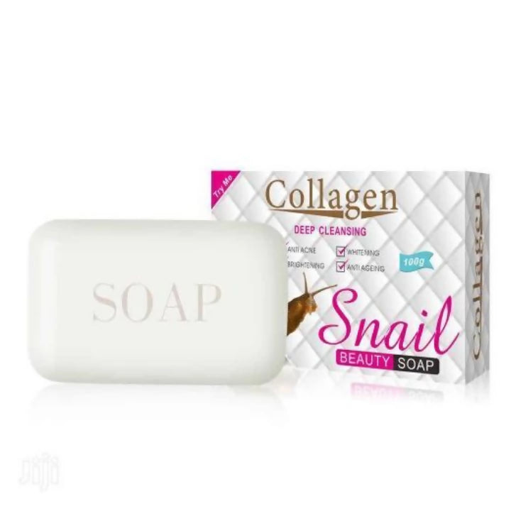 Snail Collagen Face Cream + Face Serum + Beauty Soap