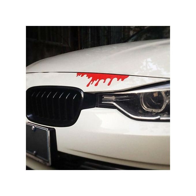 2 x Realistic Dripping Blood Car Sticker