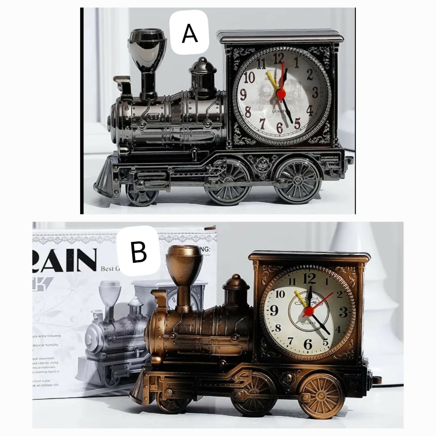 Retro Locomotive Alarm Clock