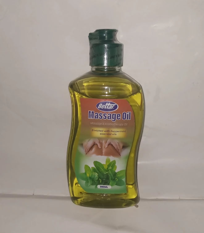 Bettar massage & aromatherapy oil with peppermint essential oil -300ml