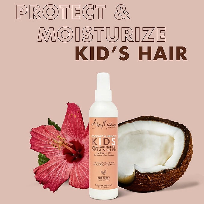 Shea Moisture Coconut & Hibiscus Kids Extra-Moisturizing Detangler – 237mL