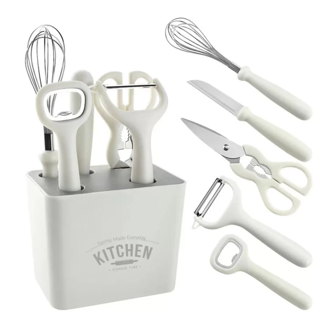 6pc Kitchen Utensil Set With Stand