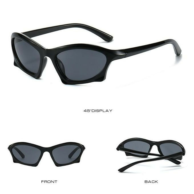 Retro Sports Sunglasses Geometric Trend