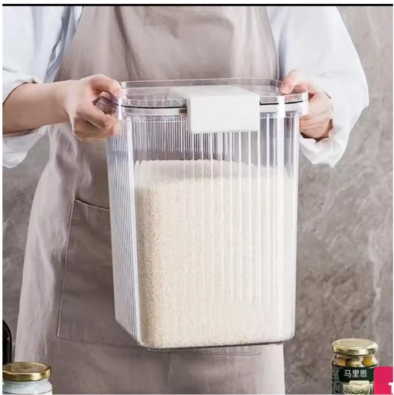 Airtight Clear Rice & Grain Storage Container