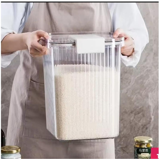Airtight Clear Rice & Grain Storage Container