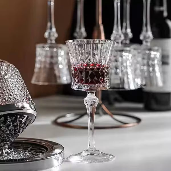 260ml Vintage Wine Glass Set(6pc)