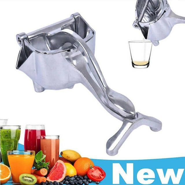 Multipurpose Metallic Manual Juicer, Lemon Squeezer Citrus Juicer Hand Press Heavy Duty Manual Squeeze, Juicer Extractor Tool