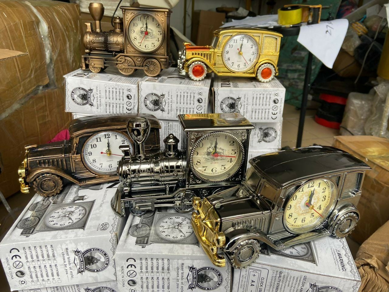 Retro Locomotive Alarm Clock