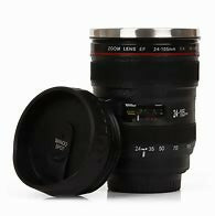 400ml Camera lens Thermocup (Black)