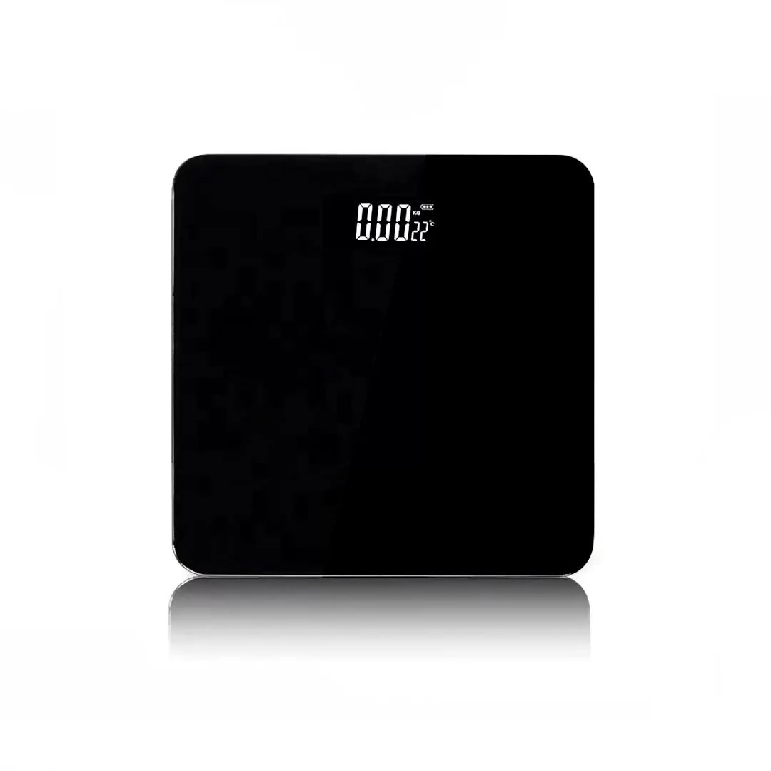 Black Glass Bathroom Scale