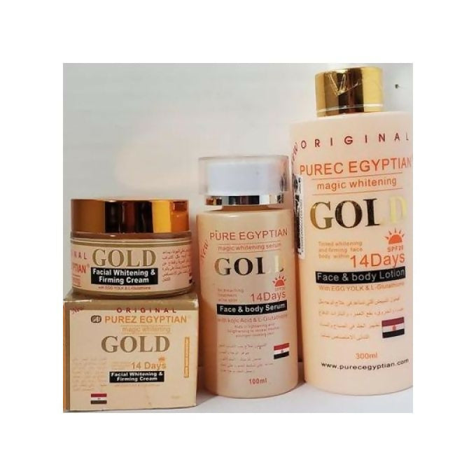 Original 4 in 1 Egyptian gold 14 days newest whitening set