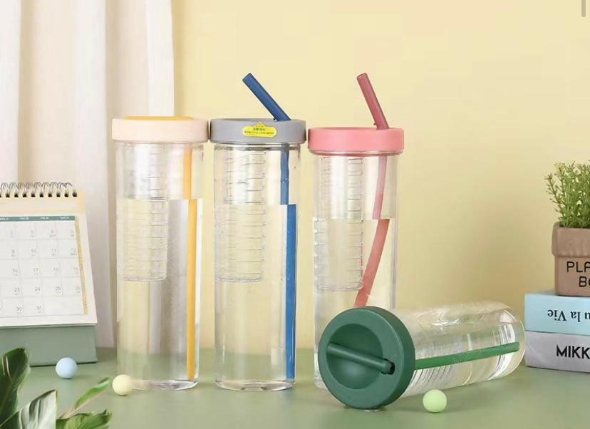 Clear acrylic smoothie tumbler-800ml