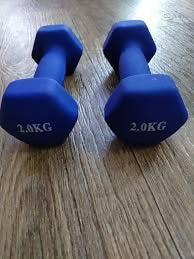 2kg dumbels a pair