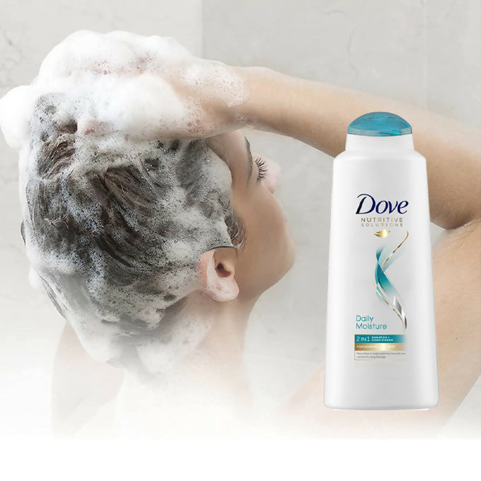 Dove Daily Moisture 2-in-1 Shampoo and Conditioner 400 ml