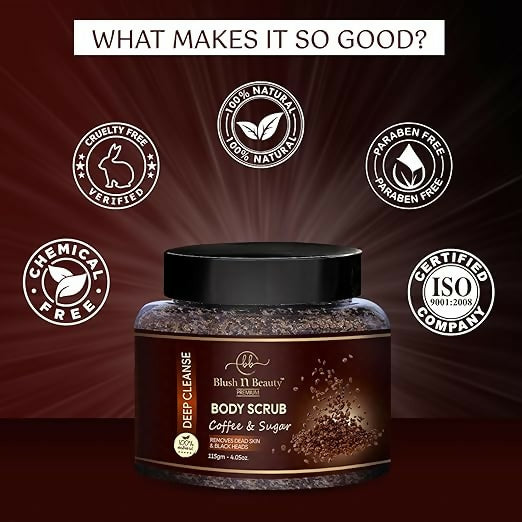 Deep Cleansing Coffee & Sugar Body Scrub.