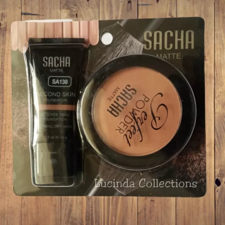 Sacha Matte 2 in 1 - Perfect Powder + Second Skin Foundation