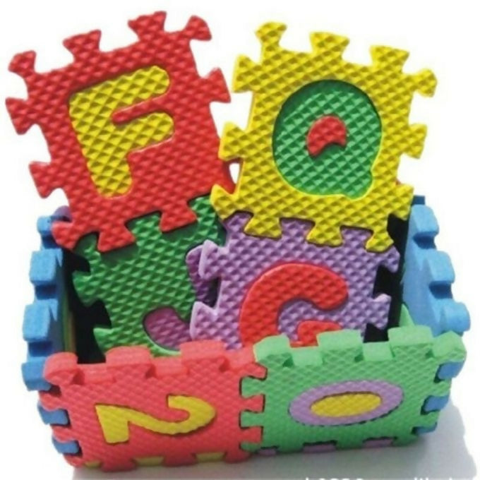 Jin 36pcs Small Puzzle Baby Educational Toy Alphanumeric Foam