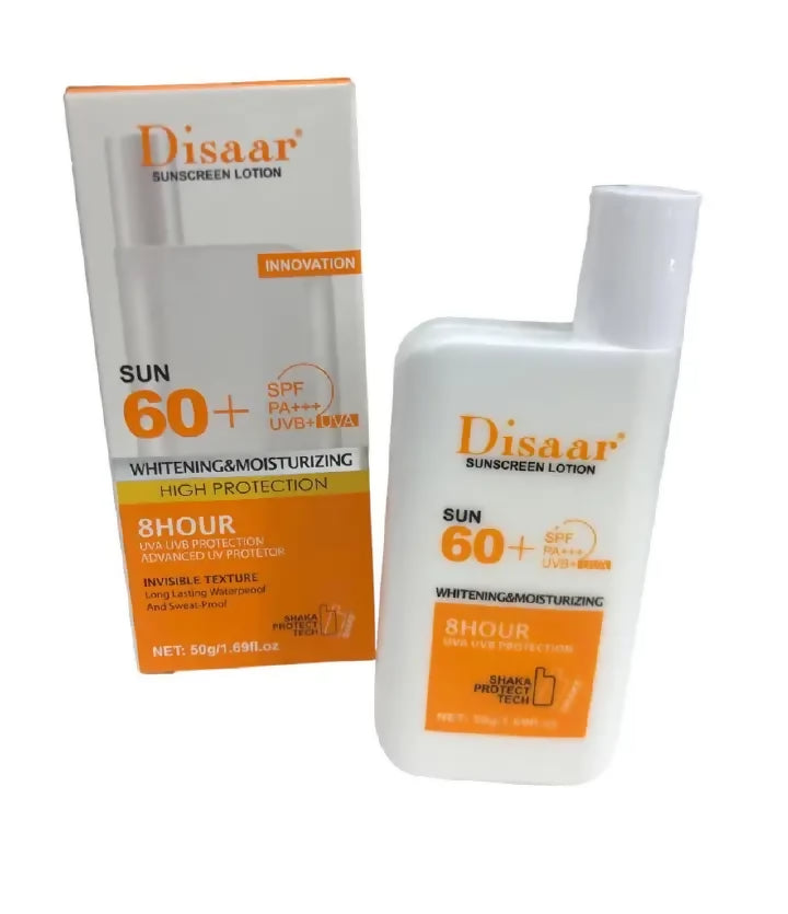 Disaar Whitening & Moisturizing SPF60 Sunscreen Lotion 50g