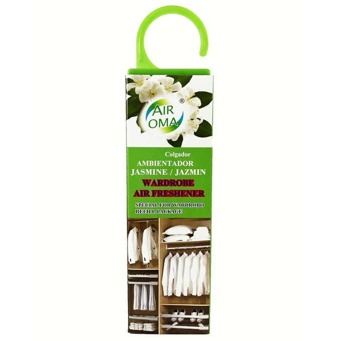 Air Oma Wardrobe Air Freshener Ambientador Jasmine/Jazmin Refillable