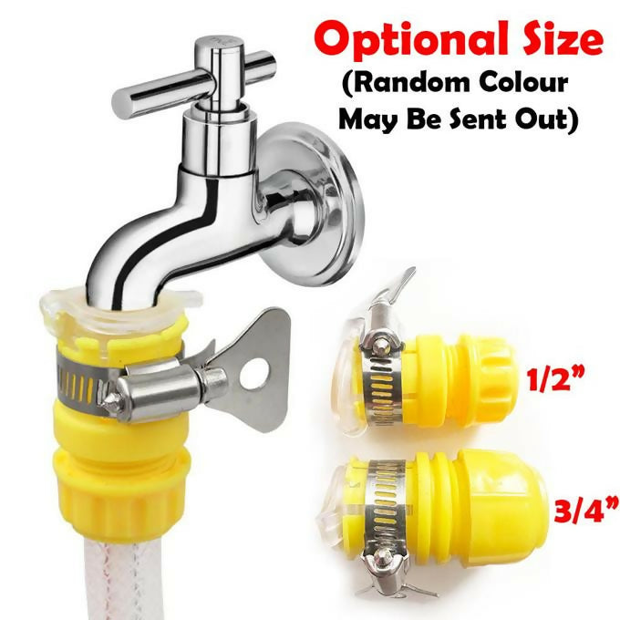 1pc 1/2 inch Tap to Hose Pipe Water Connector Universal Faucet Coupling Quick Joiner Garden Universal Fitting