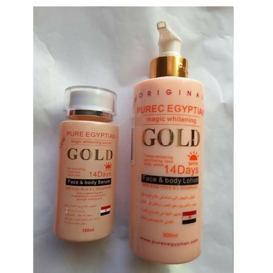 Egyptian Magic Purec Egyptian Gold Brightening Lotion 300ML + Serum