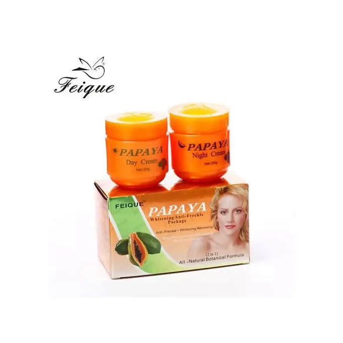 Feique 2 in1 Papaya Day & Night Lightening Anti-Frickle Cream