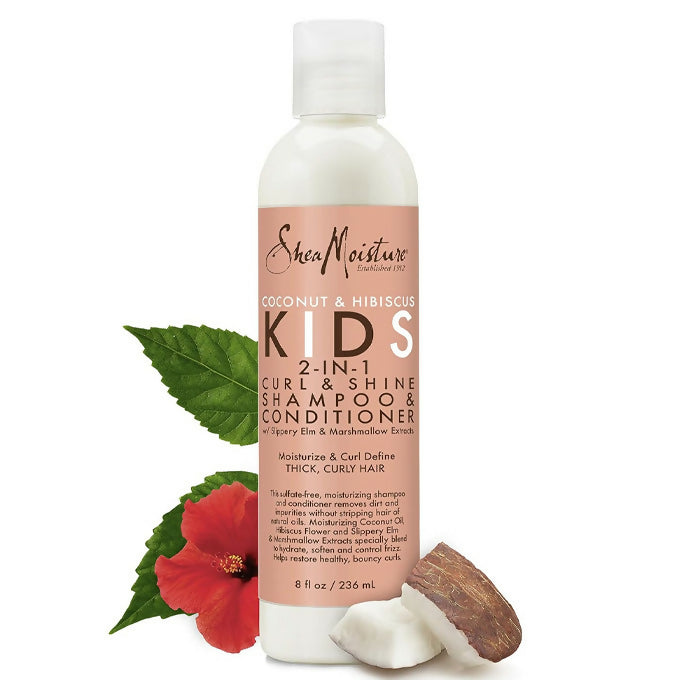 Shea Moisture KIDS 2-IN-1 Shampoo & Conditioner. 8OZ