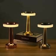 Dumbell table lamp USB charged