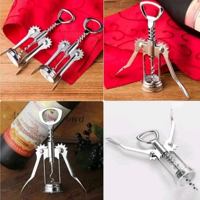 Portable Stainless Steel Corkscrew Bottle Openers