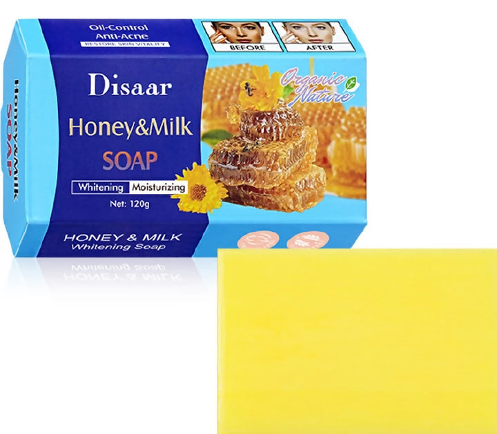 Disaar honey and milk whitening soap -120g