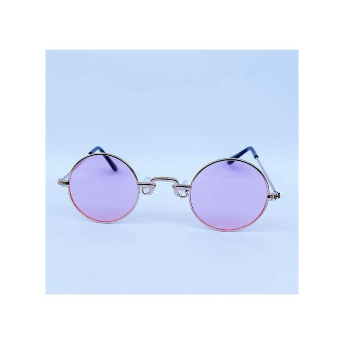 Retro Round Pink Designer Sunglasses