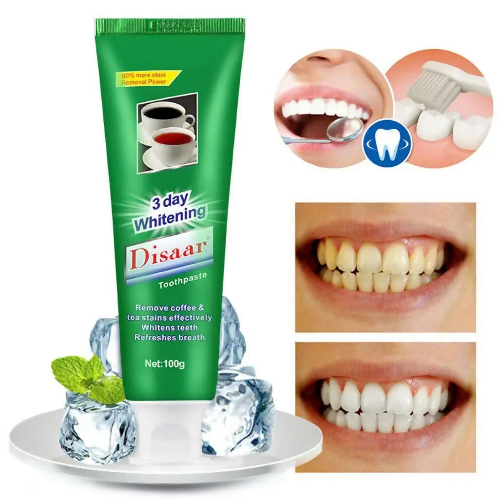 Disaar 3 Day Whitening Toothpaste - 100g