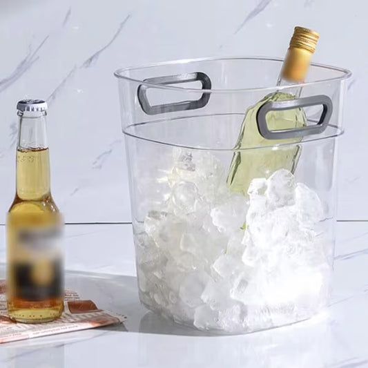 Acrylic Ice Bucket with Handles