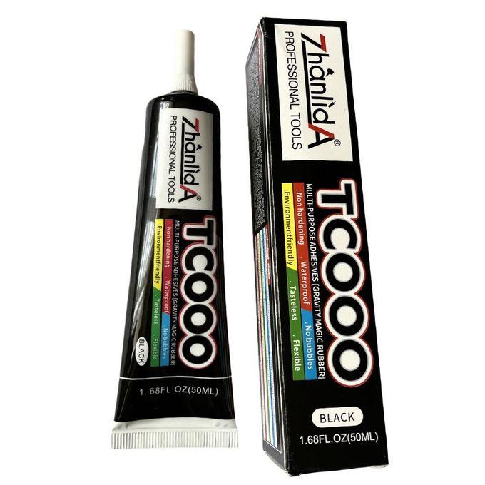 TC000 Black Super Glue, High Viscosity, TCOOO Multi-Purpose Adhesives (Gravity Magic Rubber)