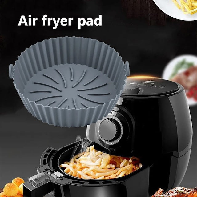 Air Fryer Silicone Lining, Heat Resistant Reusable Liners, Food Safe Oven Accessories, Air Fryer Silicone Pot