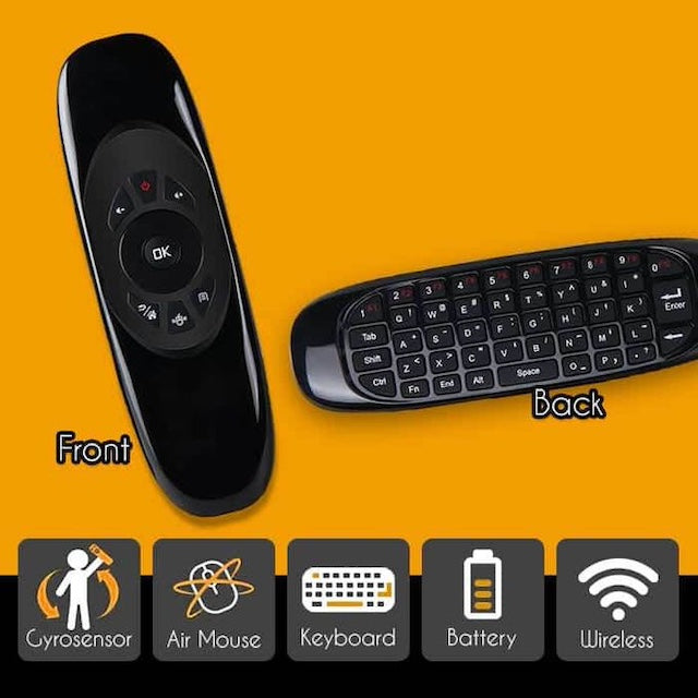 Air Mouse Keyboard Fly, Intelligent Anti Shake Remote Mouse Support, Wireless Remote Mouse for Android TV, Linux, Windows, MacOS