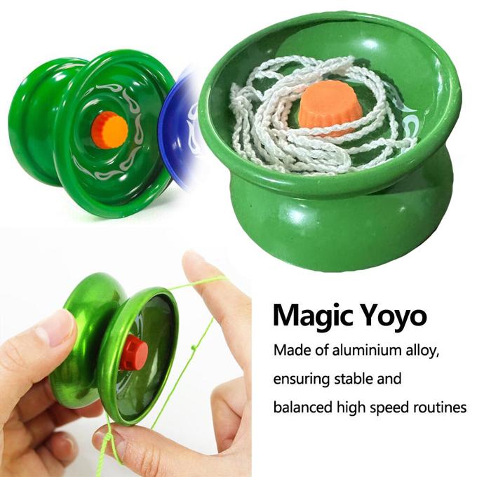 1Pc Professional YoYo Aluminum Alloy String Yo-Yo Ball Bearing Interesting Toy Fast Cool Alloy Yo Yo