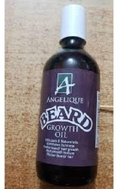 Angelique 200ml Beard Growth Oil, Angelique Hair Care, Hair Regrowth Treatment with Rich Smooth Texture for Thicker Hair/Beard