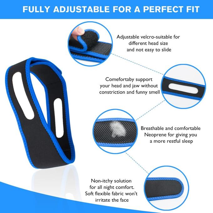 Adjustable Comfortable Stop Snoring Strap Anti Snore Band