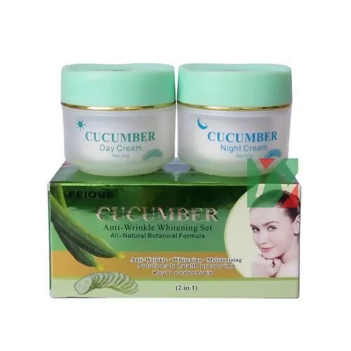 Cucumber 2 in 1 All Natural Anti Wrinkle Whitening Set
