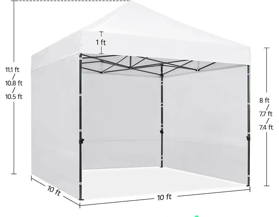 pop up canopy tent with sidewalls/gazebo tent