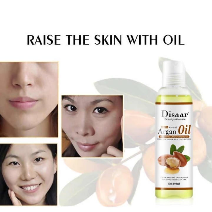 Argan Oil 100% Natural Body& Face Multipurpose - Disaar