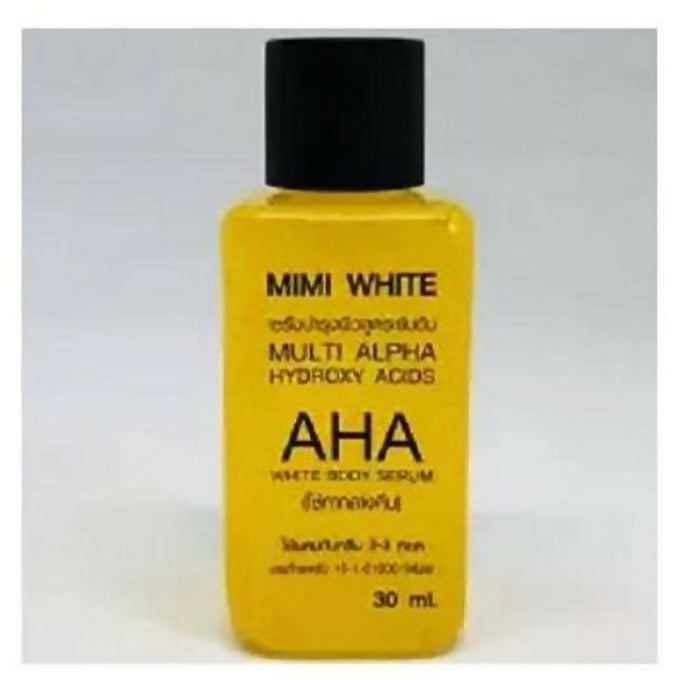 Mimi White Multi Alpha Hydroxy Acid AHA Whitening Body Serum
