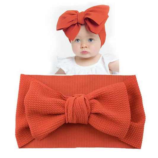 Baby Head Wrap Headband Bow Band Newborn Kids Stretch Turban Knot