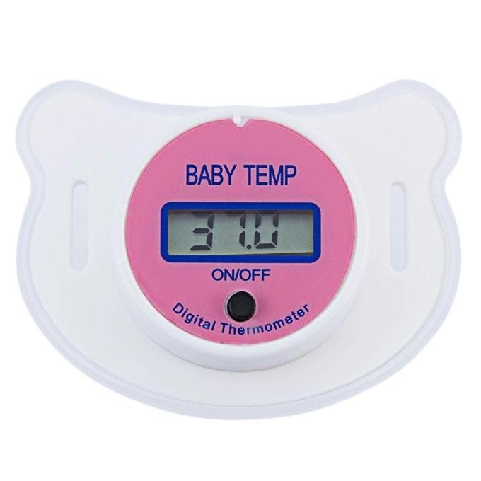 Baby Pacifier Thermometer LCD Digital Mouth Nipple Temperature